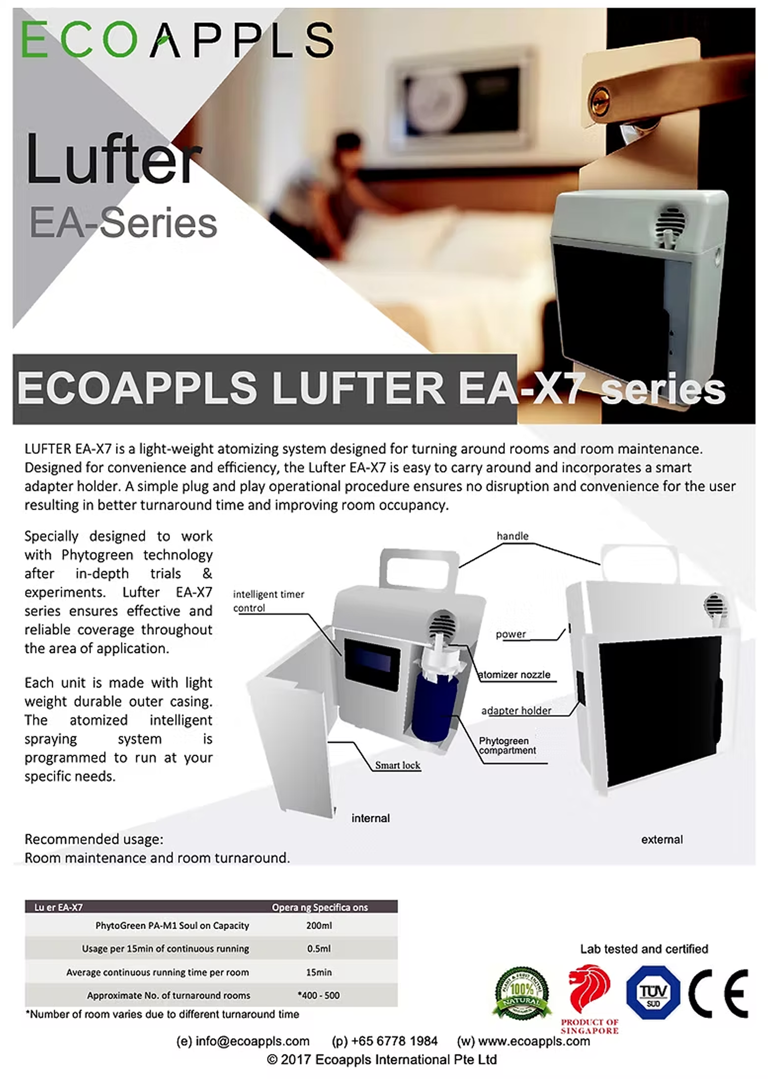 Lüfter EA-X7 Brochure